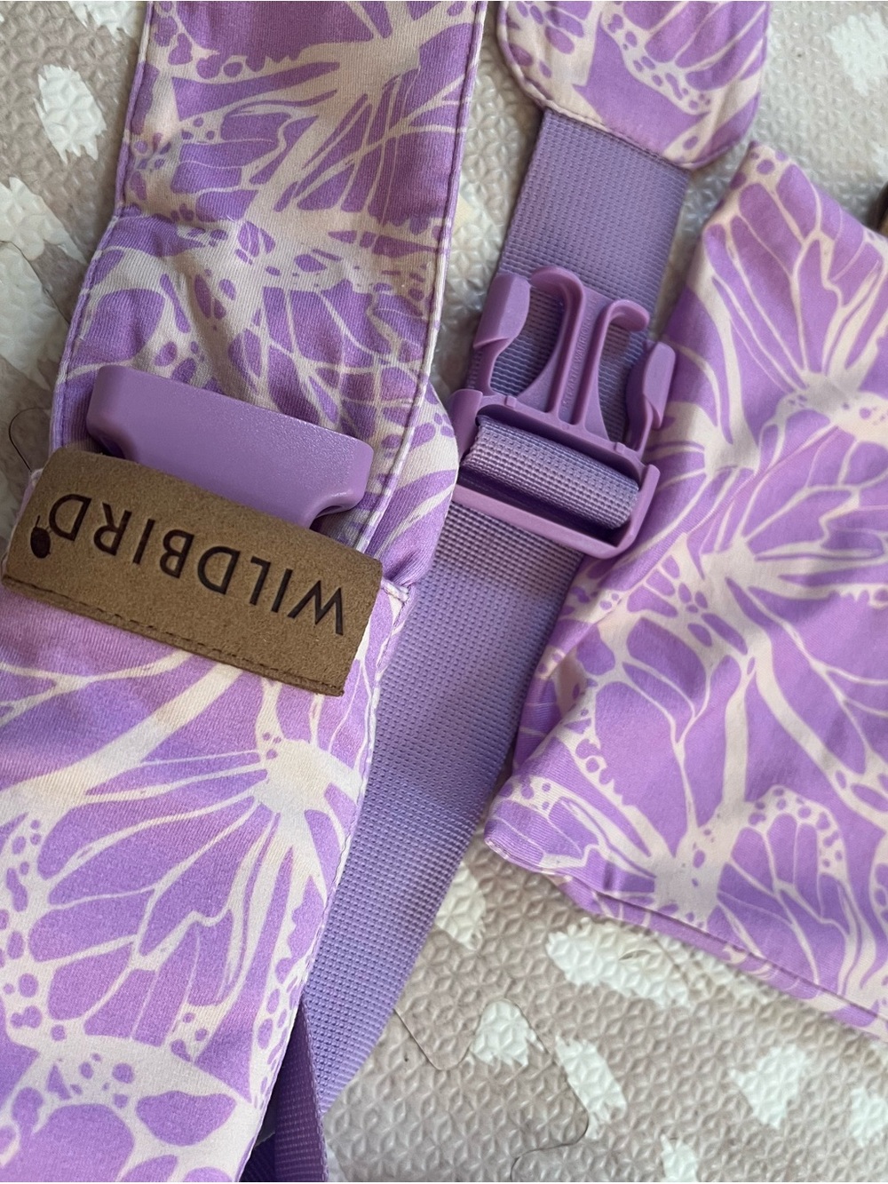 Wildbird Aerial Newborn Buckle Wrap- Mariposa - Picture 4 of 6